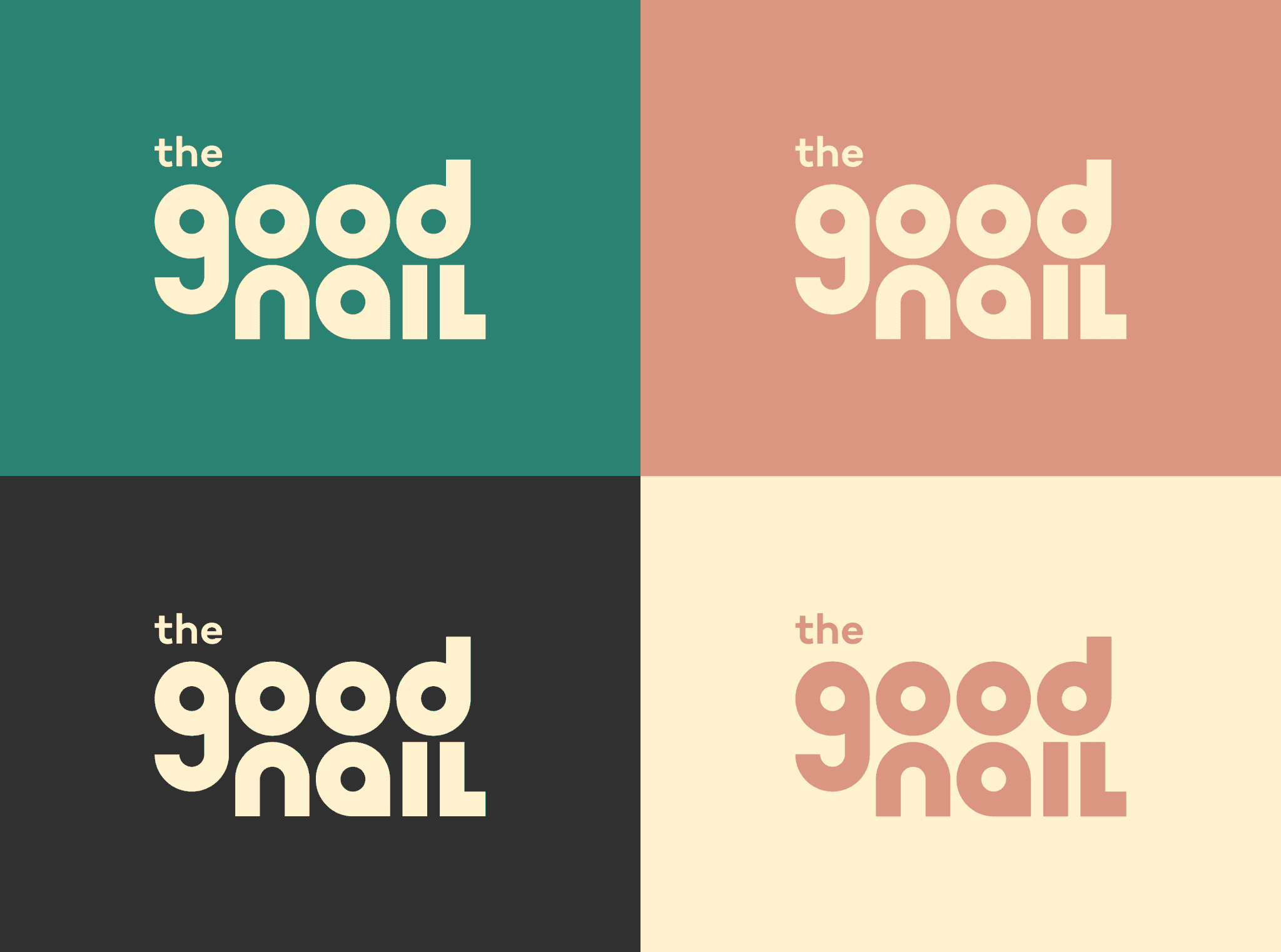 The Good Nail logos