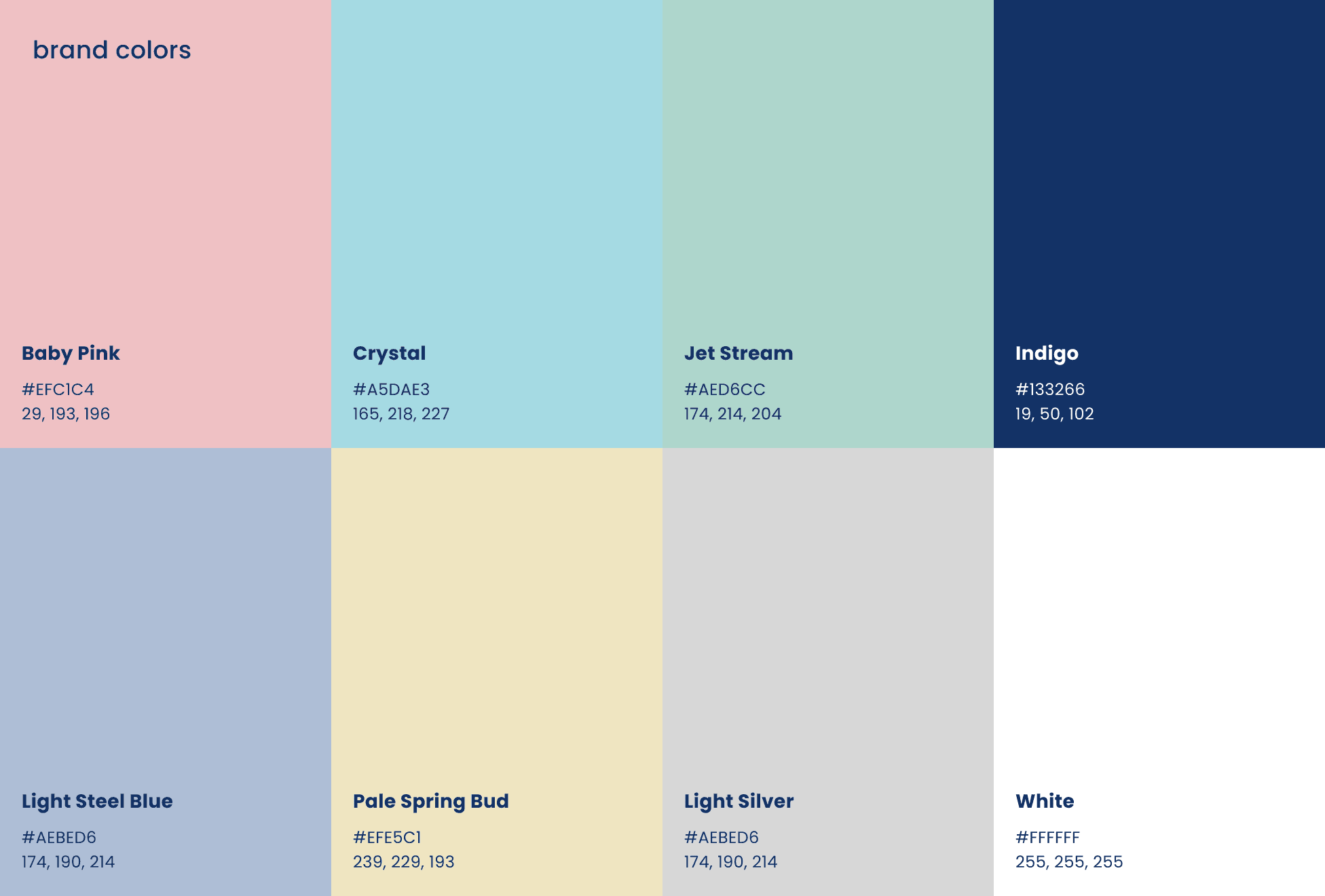 Creating a color palette